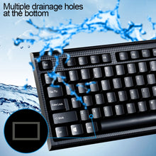Load image into Gallery viewer, Chasing Leopard Q9 1600 DPI Professional Wired Grid Texture Gaming Office Keyboard + Optical Mouse Kit