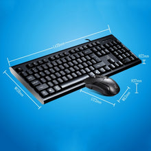 Load image into Gallery viewer, Chasing Leopard Q9 1600 DPI Professional Wired Grid Texture Gaming Office Keyboard + Optical Mouse Kit
