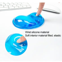 Load image into Gallery viewer, MONTIAN 2 PCS Transparent Silicone Bracer Heart-shaped Mouse Wrist Supporter, Random Color Delivery, Heart-shaped