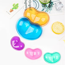 Load image into Gallery viewer, MONTIAN 2 PCS Transparent Silicone Bracer Heart-shaped Mouse Wrist Supporter, Random Color Delivery, Heart-shaped