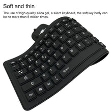 Load image into Gallery viewer, 103 Key French USB Wired Silicone Waterproof Keyboard Desktop Notebook Keyboard, Cable Length: 1.5m