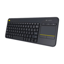 Load image into Gallery viewer, Logitech K400 Plus 2.4GHz Wireless Touch Control Keyboard, Wireless Range: 10m, Logitech K400 Plus