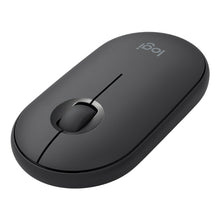 Load image into Gallery viewer, Logitech Pebble Cobblestone Shape Thin 3-keys 1000DPI Mute Wireless Bluetooth Optical Mouse, Wireless Range: 10m