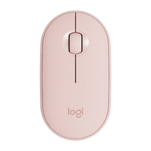 Load image into Gallery viewer, Logitech Pebble Cobblestone Shape Thin 3-keys 1000DPI Mute Wireless Bluetooth Optical Mouse, Wireless Range: 10m