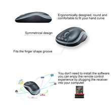 Load image into Gallery viewer, Logitech M185 2.4GHz 3-keys 1000DPI Wireless Optical Mouse, Wireless Range: 10m