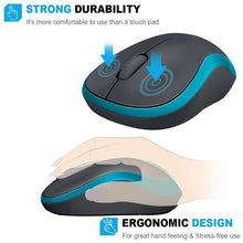 Load image into Gallery viewer, Logitech M186 Wireless Mouse Office Power Saving USB Laptop Desktop Computer Universal