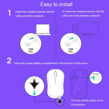 Load image into Gallery viewer, Logitech M186 Wireless Mouse Office Power Saving USB Laptop Desktop Computer Universal