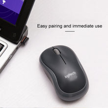Load image into Gallery viewer, Logitech M186 Wireless Mouse Office Power Saving USB Laptop Desktop Computer Universal