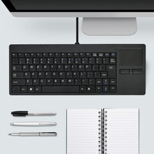 Load image into Gallery viewer, MC-818 82 Keys Touch-pad Ultra-thin Wired Computer Keyboard