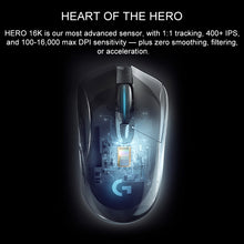 Load image into Gallery viewer, Logitech G703 LIGHTSPEED 16000 DPI 6 Programmable Buttons HERO 16K Sensor RGB Backlight Wireless Optical Gaming Mouse