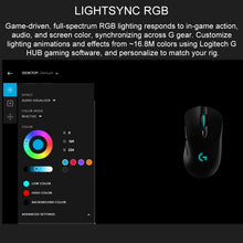 Load image into Gallery viewer, Logitech G703 LIGHTSPEED 16000 DPI 6 Programmable Buttons HERO 16K Sensor RGB Backlight Wireless Optical Gaming Mouse