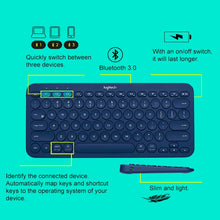 Load image into Gallery viewer, Logitech K380 Portable Multi-Device Wireless Bluetooth Keyboard, K380