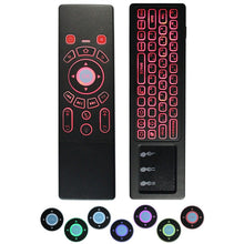 Load image into Gallery viewer, T6 Colorful Light Version Air Mouse 2.4GHz Wireless Keyboard Remote Controller with Touchpad &amp; IR Learning for PC, Android TV Box / Smart TV, Multi-media Devices, T6