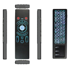 Load image into Gallery viewer, T6 Colorful Light Version Air Mouse 2.4GHz Wireless Keyboard Remote Controller with Touchpad &amp; IR Learning for PC, Android TV Box / Smart TV, Multi-media Devices, T6
