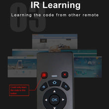 Load image into Gallery viewer, T6 Colorful Light Version Air Mouse 2.4GHz Wireless Keyboard Remote Controller with Touchpad &amp; IR Learning for PC, Android TV Box / Smart TV, Multi-media Devices, T6