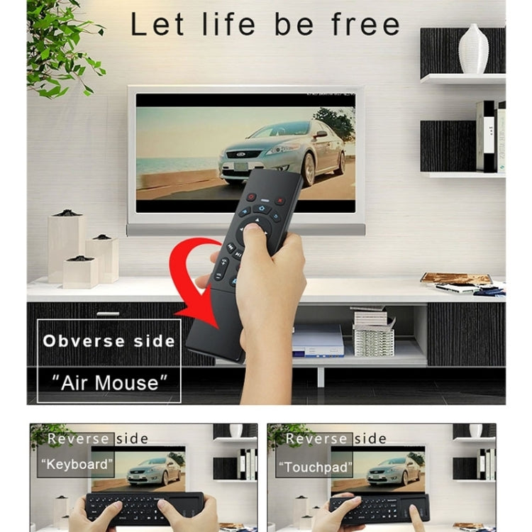 T6 Colorful Light Version Air Mouse 2.4GHz Wireless Keyboard Remote Controller with Touchpad & IR Learning for PC, Android TV Box / Smart TV, Multi-media Devices, T6