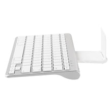 Load image into Gallery viewer, MC Saite 460BT 78 Keys Ultra-thin Mini Wireless Bluetooth Keyboard, Built-in Holder, Support Android / iOS / Windows System(Silver)