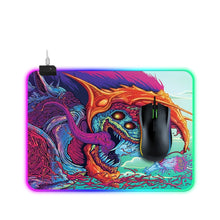 Load image into Gallery viewer, Computer Monster Pattern Illuminated Mouse Pad, Size: 35 x 25 x 0.4cm, 35 x 25 x 0.4cm