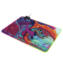 Load image into Gallery viewer, Computer Monster Pattern Illuminated Mouse Pad, Size: 35 x 25 x 0.4cm, 35 x 25 x 0.4cm