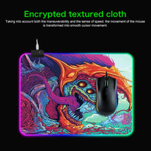 Load image into Gallery viewer, Computer Monster Pattern Illuminated Mouse Pad, Size: 35 x 25 x 0.4cm, 35 x 25 x 0.4cm