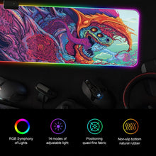 Load image into Gallery viewer, Computer Monster Pattern Illuminated Mouse Pad, Size: 35 x 25 x 0.4cm, 35 x 25 x 0.4cm