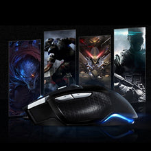 Load image into Gallery viewer, AULA Series SoulKiller II Colourful Light 7D Optical Competitive USB Wired Game Mouse, Maximum Resolution of 3500 DPI, SoulKiller II(B)