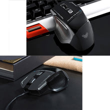 Load image into Gallery viewer, AULA Series SoulKiller II Colourful Light 7D Optical Competitive USB Wired Game Mouse, Maximum Resolution of 3500 DPI, SoulKiller II(B)