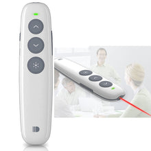 Load image into Gallery viewer, Doosl DSIT007 2.4GHz Rechargeable Powerpoint Presentation Wireless Cliker Remote Control Pen, Control Distance: 10m(White), DSIT007