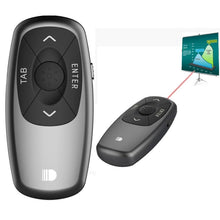 Load image into Gallery viewer, Doosl DSIT011 2.4GHz Mini Rechargeable PowerPoint Presentation Remote Control, Control Distance: 100m(Black)