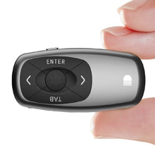 Load image into Gallery viewer, Doosl DSIT011 2.4GHz Mini Rechargeable PowerPoint Presentation Remote Control, Control Distance: 100m(Black)