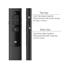 Load image into Gallery viewer, Doosl DSIT013 2.4GHz Rechargeable PowerPoint Presentation Remote Control Multi-functional Laser Pointer for PowerPoint / Keynote / Prezi, Control Distance: 100m