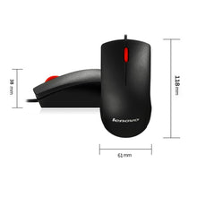 Load image into Gallery viewer, Lenovo M120 Pro Fashion Office Red Dot Wired Mouse, M120 Pro Wired Mouse