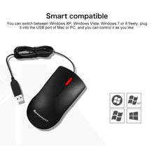 Load image into Gallery viewer, Lenovo M120 Pro Fashion Office Red Dot Wired Mouse, M120 Pro Wired Mouse