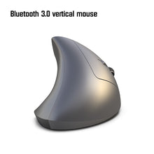 Load image into Gallery viewer, HXSJ T29 Bluetooth 3.0 Wireless Bluetooth 6-Keys 2400 DPI Adjustable Ergonomics Optical Vertical Mouse, 6 Buttons T29 Black, 6 Buttons T29 Grey