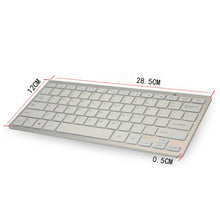 Load image into Gallery viewer, KM-808 2.4GHz Wireless Multimedia Keyboard + Wireless Optical Pen Mouse with USB Receiver Set for Computer PC Laptop, Random Pen Mouse Color Delivery, KM-808 Keyboard + Pen Mouse (White), KM-808 Keyboard + Pen Mouse (Black)