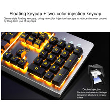 Load image into Gallery viewer, YINDIAO K002 USB Wired Mechanical Feel RGB Backlight Keyboard + Optical Silent Mouse Set, RGB Backlight / Black, RGB Backlight / Silent / Black, Orange Backlight / Black, RGB Backlight / White