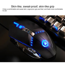 Load image into Gallery viewer, YINDIAO K002 USB Wired Mechanical Feel RGB Backlight Keyboard + Optical Mouse + Headset Set, RGB Backlight /  Black, RGB Backlight / Silent / Black, Orange Backlight / Black, RGB Backlight / White
