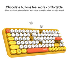 Load image into Gallery viewer, Ajazz 308I Tablet Mobile Phone Computer Household Office Wireless Keyboard, Black, Pink, Green, White