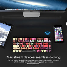 Load image into Gallery viewer, Ajazz 308I Tablet Mobile Phone Computer Household Office Wireless Keyboard, Black, Pink, Green, White