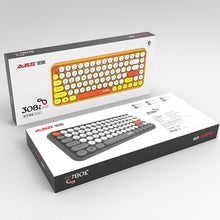 Load image into Gallery viewer, Ajazz 308I Tablet Mobile Phone Computer Household Office Wireless Keyboard, Black, Pink, Green, White