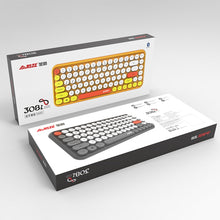 Load image into Gallery viewer, Ajazz 308I 84 Keys Tablet Mobile Phone Computer Household Office Bluetooth Keyboard, Grey, Yellow