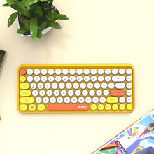 Load image into Gallery viewer, Ajazz 308I 84 Keys Tablet Mobile Phone Computer Household Office Bluetooth Keyboard, Grey, Yellow
