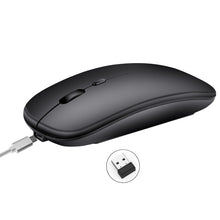 Load image into Gallery viewer, HXSJ M80 2.4GHz Wireless 1600DPI Three-speed Adjustable Optical Mute Mouse, Gold, Rose Gold, Silver, White, Black, Grey
