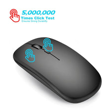 Load image into Gallery viewer, HXSJ M80 2.4GHz Wireless 1600DPI Three-speed Adjustable Optical Mute Mouse, Gold, Rose Gold, Silver, White, Black, Grey