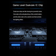 Load image into Gallery viewer, AULA F2088 108 Keys Mixed Light Plating Punk Mechanical Blue Switch Wired USB Gaming Keyboard with Metal Button, Blue Switch Silver