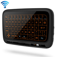 Load image into Gallery viewer, H18+ 2.4GHz Mini Wireless Keyboard Full Touchpad with 3-Level Adjustable Backlight(Black), H18+ Backlight Keyboard