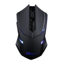 Load image into Gallery viewer, ET X-08 7-keys 2400DPI 2.4G Wireless Mute Gaming Mouse with USB Receiver &amp; Colorful Backlight