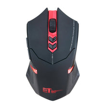 Load image into Gallery viewer, ET X-08 7-keys 2400DPI 2.4G Wireless Mute Gaming Mouse with USB Receiver &amp; Colorful Backlight