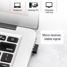 Load image into Gallery viewer, ET X-08 7-keys 2400DPI 2.4G Wireless Mute Gaming Mouse with USB Receiver &amp; Colorful Backlight
