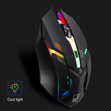 Load image into Gallery viewer, Chasing Leopard K2 USB LED Backlight 1600DPI Three-speed Adjustable Wired Optical Gaming Mouse, Length: 1.3m, K2
